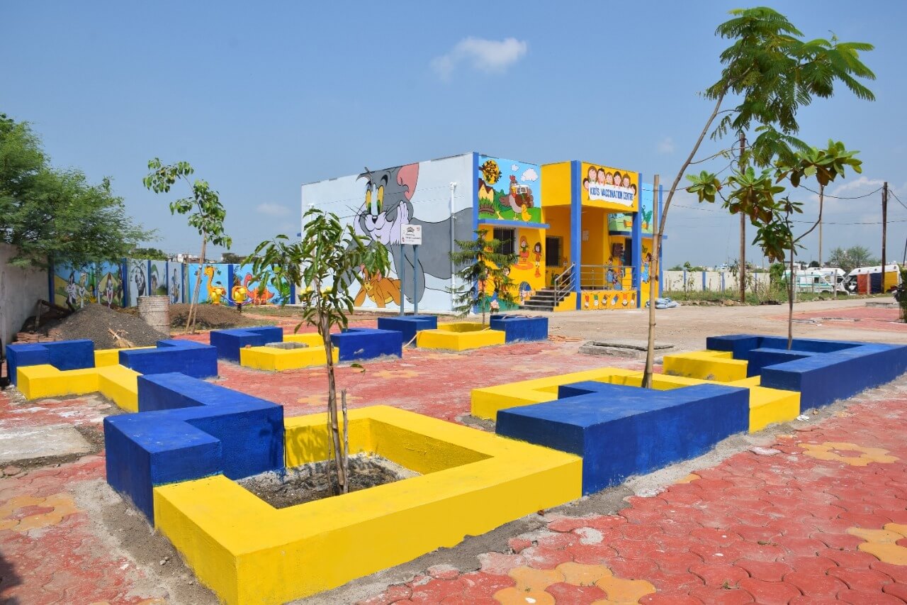 Child-friendly vaccination centre established at Manmohan Nagar Public Health Centre, Jabalpur