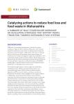 Catalyzing actions to reduce food loss and food waste in Maharashtra