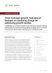 Green Hydrogen Growth: Subnational Dialogue on Catalyzing Change for Addressing Growth Hurdles