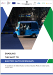 Enabling the Shift to Electric Auto-rickshaws: A Guidebook for Electrification of Auto-rickshaw Fleets in Indian Cities