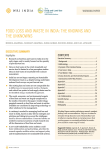 FOOD LOSS AND WASTE IN INDIA: THE KNOWNS AND THE UNKNOWNS
