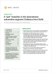 A "just" transition in the downstream automotive segment: Evidence from Delhi
