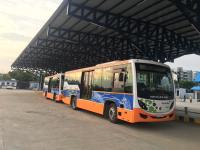 Public bus fleet in Ahmedabad, Gujarat. Photo: Neha Yadav/WRI India