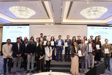 Authors of the research paper photographed with Mr Kant