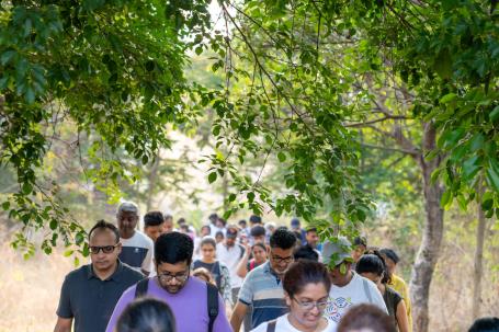 A guided walk exploring Turahalli’s rich biodiversity