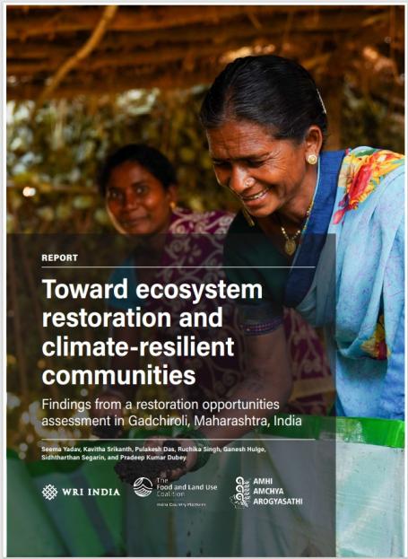 Women tribal farmers. report thumbnail gadchiroli ecosystem restoration and climate-resilient communities