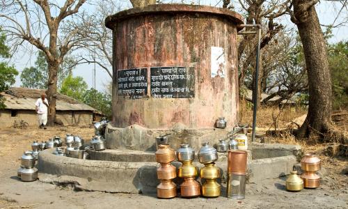 Kids carrying water in the Indian countryside. Photo by Mr. Fink/Flickr