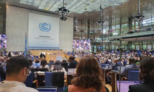 Delegates at the Bonn Climate Change Conference. Photo by Saransh Bajpai/WRI India.