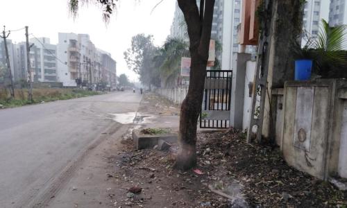An open waste burning spot seen in Surat during a survey in 2019. Photo by Sanjar Ali/WRI India.
